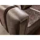 Nova Wholesale Furniture Santana Stationary Fabric Loveseat SANTANACOFFEE-L IMAGE 12