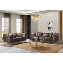 Nova Wholesale Furniture Santana Stationary Fabric Loveseat SANTANACOFFEE-L IMAGE 5