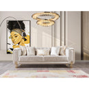 Nova Wholesale Furniture Santana Stationary Fabric Sofa SANTANAIVORY-S IMAGE 3