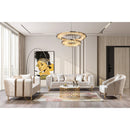 Nova Wholesale Furniture Santana Stationary Fabric Sofa SANTANAIVORY-S IMAGE 5