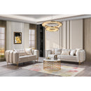 Nova Wholesale Furniture Santana Stationary Fabric Sofa SANTANAIVORY-S IMAGE 6