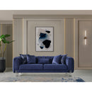 Nova Wholesale Furniture Santana Stationary Fabric Sofa SANTANANAVY-S IMAGE 2