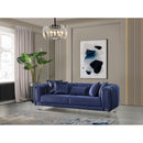 Nova Wholesale Furniture Santana Stationary Fabric Sofa SANTANANAVY-S IMAGE 3