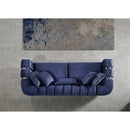 Nova Wholesale Furniture Santana Stationary Fabric Sofa SANTANANAVY-S IMAGE 4