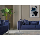 Nova Wholesale Furniture Santana Stationary Fabric Sofa SANTANANAVY-S IMAGE 7