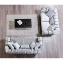 Nova Wholesale Furniture Santana Stationary Fabric Sofa SANTANASILVER-S IMAGE 11