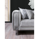 Nova Wholesale Furniture Santana Stationary Fabric Sofa SANTANASILVER-S IMAGE 12