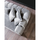 Nova Wholesale Furniture Santana Stationary Fabric Sofa SANTANASILVER-S IMAGE 15