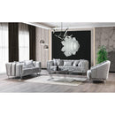 Nova Wholesale Furniture Santana Stationary Fabric Sofa SANTANASILVER-S IMAGE 7