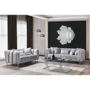 Nova Wholesale Furniture Santana Stationary Fabric Sofa SANTANASILVER-S IMAGE 8