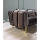 Nova Wholesale Furniture Santana Stationary Fabric Sofa SANTANASMOKE-S IMAGE 12