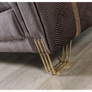 Nova Wholesale Furniture Santana Stationary Fabric Sofa SANTANASMOKE-S IMAGE 15