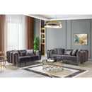 Nova Wholesale Furniture Santana Stationary Fabric Sofa SANTANASMOKE-S IMAGE 8