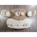 Nova Wholesale Furniture Cloe Stool - Ivory IMAGE 3