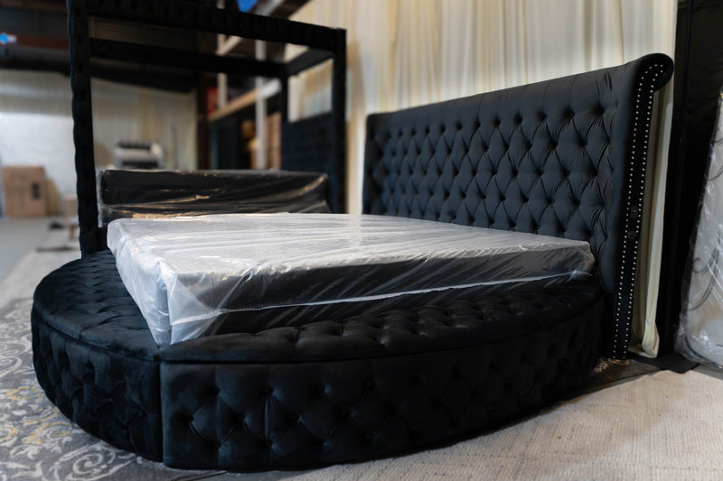 Round Storage Bed Frame