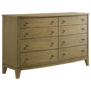 Coaster Furniture Granada 224923 8-Drawer Dresser Cabinet - Natural Pine IMAGE 1