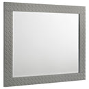 Coaster Furniture Ives 224974 Dresser Mirror - Grey High Gloss IMAGE 1