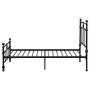 Coaster Furniture Novak 316001T 48-inch Metal Twin Open Frame Bed - Matte Black IMAGE 4
