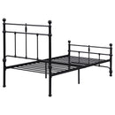 Coaster Furniture Novak 316001T 48-inch Metal Twin Open Frame Bed - Matte Black IMAGE 6