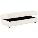 Coaster Furniture Emberson 508855 Upholstered Rectangular Storage Ottoman - Ivory IMAGE 2