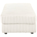 Coaster Furniture Emberson 508855 Upholstered Rectangular Storage Ottoman - Ivory IMAGE 5