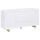 Coaster Furniture Dalton 950405 2-door Storage Cabinet - White and Distressed Pine IMAGE 6