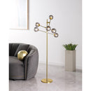 Coaster Furniture Exline 920248 62-inch Molecular Smoked Orb Metal Floor Lamp - Gold IMAGE 2