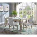  Crown Mark Hazel 1321T-3866 Genuine Marble Dining Table IMAGE 6