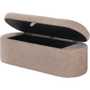  Crown Mark Philipa 4924MV-BENCH Storage Bench - Mauve Tweed IMAGE 2