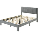  Crown Mark Lucia 5097LG-Q Queen Bed - Light Grey IMAGE 2