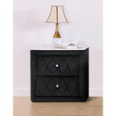  Crown Mark Annabelle 5114BK-2 Nightstand - Black IMAGE 3