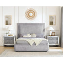  Crown Mark Reverie 5116PW-Q Queen Bed with Storage - Pewter IMAGE 3