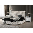  Crown Mark Brigitte 5202IV-Q Queen Bed - Ivory IMAGE 4