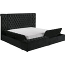  Crown Mark Liliana 5203BK-Q Queen Bed - Black IMAGE 2