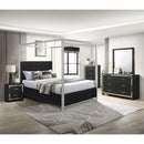  Crown Mark Cora 5262BK-K King Canopy Bed IMAGE 2