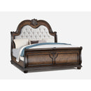  Crown Mark Stanley B1610-Q Queen Bed - Coffee Brown IMAGE 1