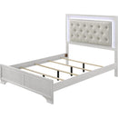  Crown Mark Lyssa B4312-Q Queen Bed with LED - Oat/Frost IMAGE 2