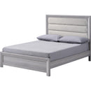  Crown Mark Adelaide B6712-Q Queen Upholstered Bed - Driftwood IMAGE 1