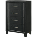  Crown Mark Charlie B9235-4 Chest - Charcoal IMAGE 1