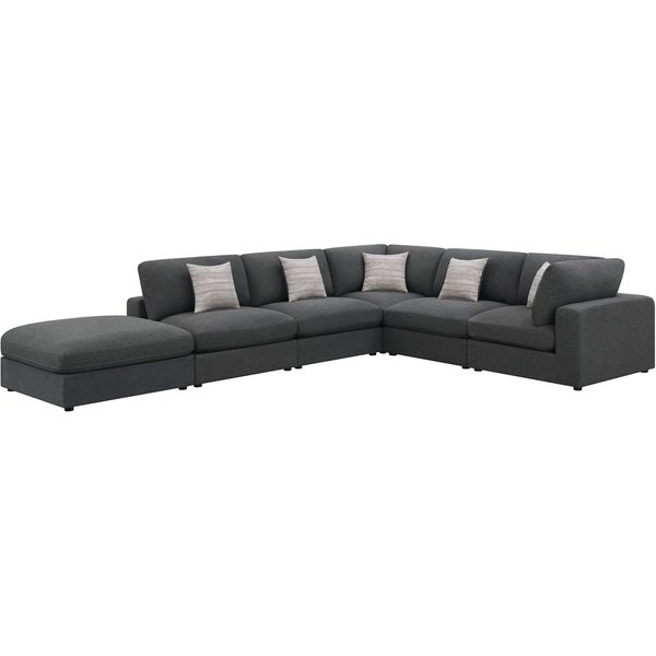 Coaster Furniture Serene Fabric 6 pc Sectional 551324-SET IMAGE 1