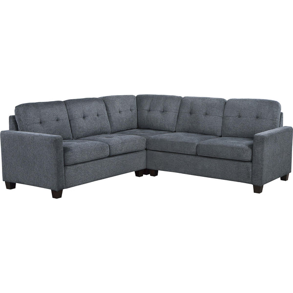 Coaster Furniture Georgina Fabric 3 pc Sectional 551701-SETA IMAGE 1