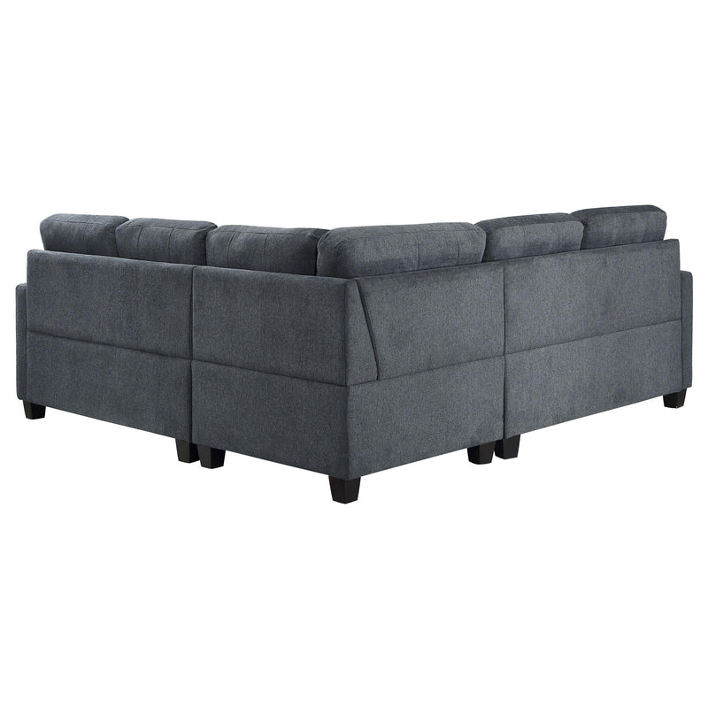 Coaster Furniture Georgina Fabric 3 pc Sectional 551701-SETA IMAGE 4