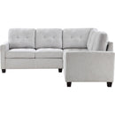 Coaster Furniture Georgina Fabric 3 pc Sectional 551705-SETA IMAGE 3