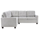 Coaster Furniture Georgina Fabric 3 pc Sectional 551705-SETA IMAGE 5