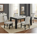  Crown Mark Jules Dining Table with Faux Marble Top 1322T-3866 IMAGE 3