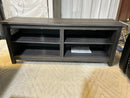 Classic 4 Cubby TV Stand for TVs up to 65 Inches, 58 Inch Charcoal