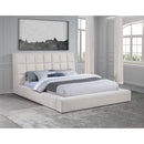  Coaster Furniture Dreux 315948CRMQ Upholstered Queen Panel Platform Bed - Cream IMAGE 6