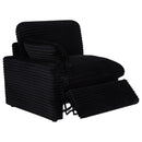  Coaster Furniture Collins 610360LRP Modular LAF Power Recliner - Black IMAGE 10