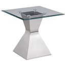  Coaster Furniture Jenny 710208-S2 2-piece Rectangular Coffee and End Table Set - Chrome IMAGE 3