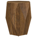  Coaster Furniture Zalika 724188-S2 2-piece Solid Wood Coffee and End Table Set - Natural IMAGE 3